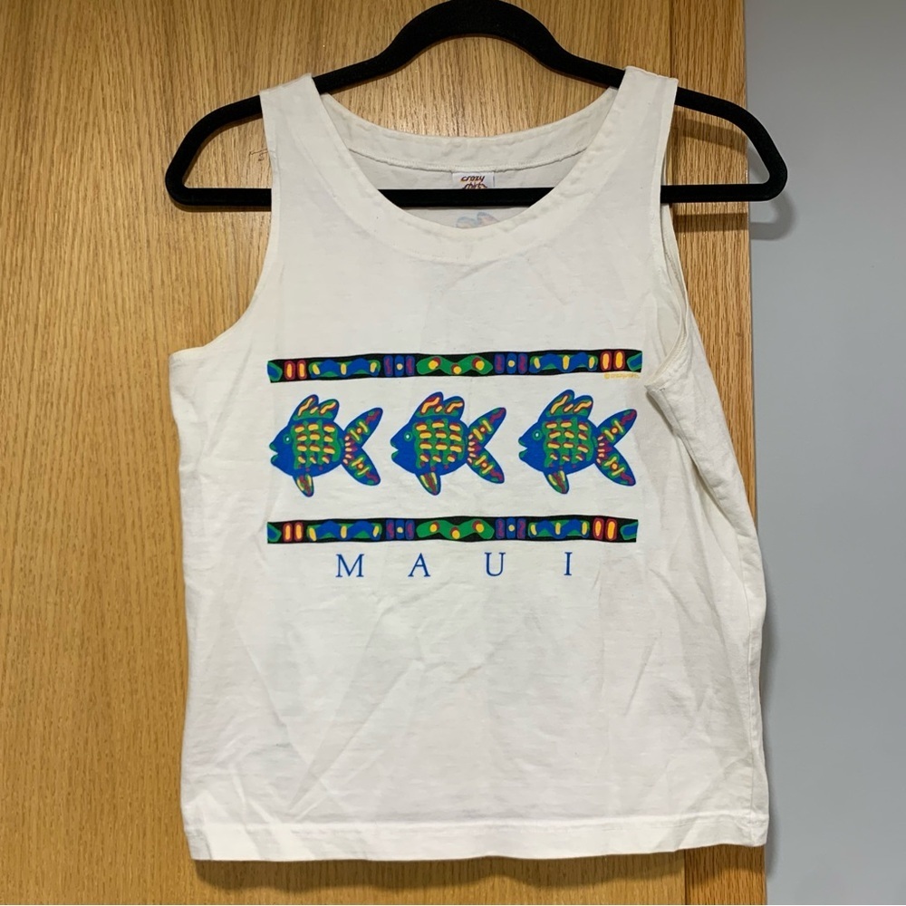 Crazy Shirts Women's Maui Fish Tank Top - Size Small